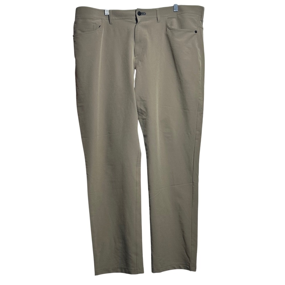 Public Rec Workday Pants Khaki Tan Straight Leg Mens 40x32 Stretch Performance